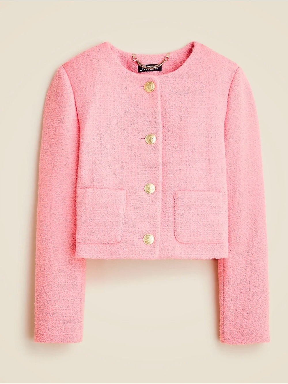 JCrew Pink Tweed Lady Suit: Jacket and Skort Size 4, never worn